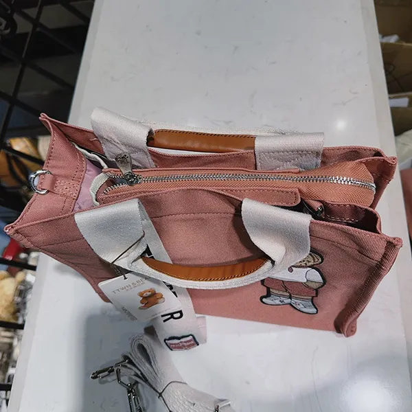 Túi Xách Nữ TTWN BEAR TN3304 TN3312 Hồng Vải Size M