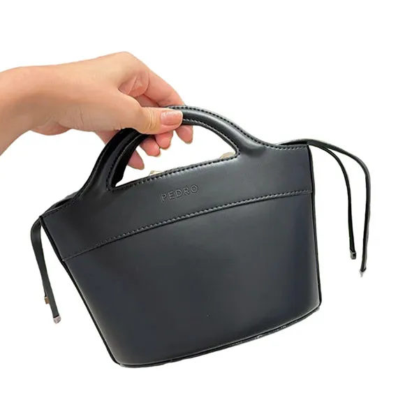 Túi Xách Tay Nữ Pedro Taja Handbag Black PW2-56390034 Màu Đen - Túi xách - Vua Hàng Hiệu