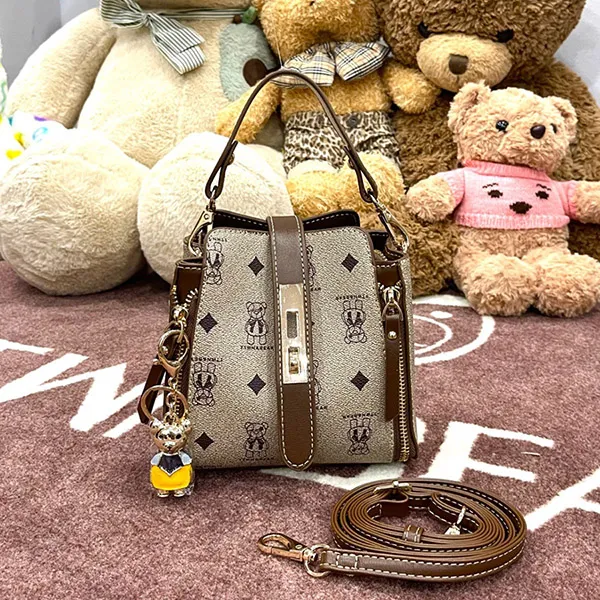 Túi Xách Tay Nữ TTWN BEAR TN1334 Xám 9 Màu Xám