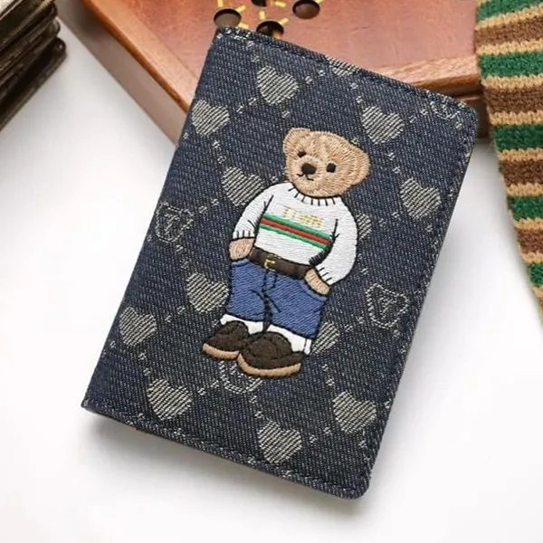 Ví Đựng Thẻ Nữ TTWN BEAR TT2504 Màu Xanh Denim