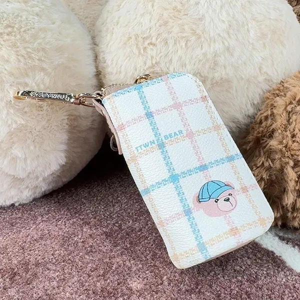 Ví Nữ TTWN BEAR TT2516/TT2515 Màu Trắng Kẻ