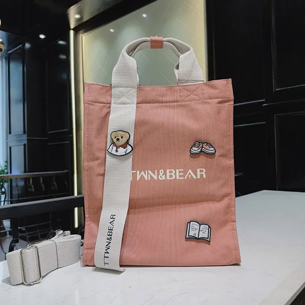 Túi Xách Nữ TTWN BEAR TN3304 TN3304 Hồng Vải Size L