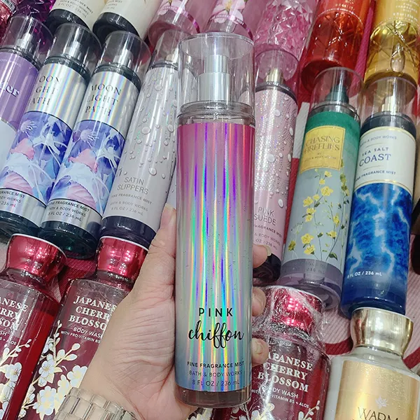 Xịt Thơm Toàn Thân Bath & Body Works Pink Chiffon Body Mist 236ml - Lăn khử mùi - Vua Hàng Hiệu