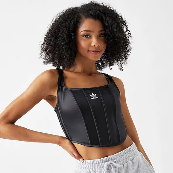 Áo Ba Lỗ Nữ Adidas Corset Black IQ3409 Màu Đen Size XS