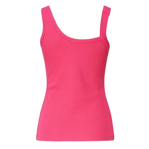 Áo Ba Lỗ Nữ Versace Jeans Couture Pink With Baroque Buckle 76HAM625 J0004 401 Tank Top Màu Hồng Size 38