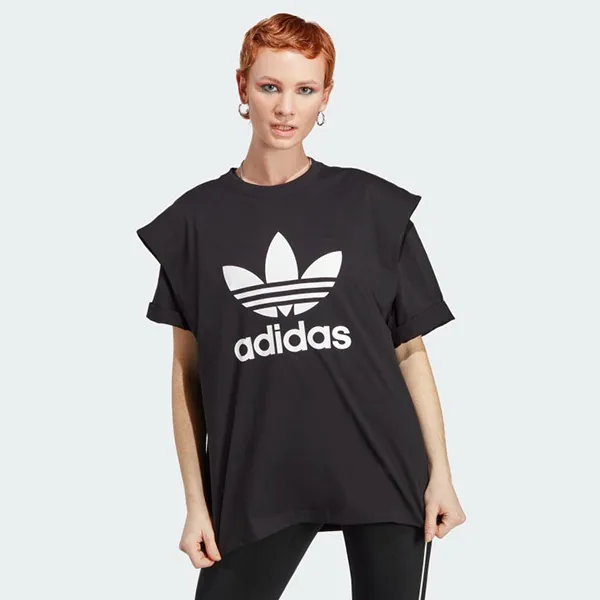 Áo Phông Adidas Originals Logo Printed Two Piece Tshirt IC8805 Màu Đen Size M - Thời trang - Vua Hàng Hiệu