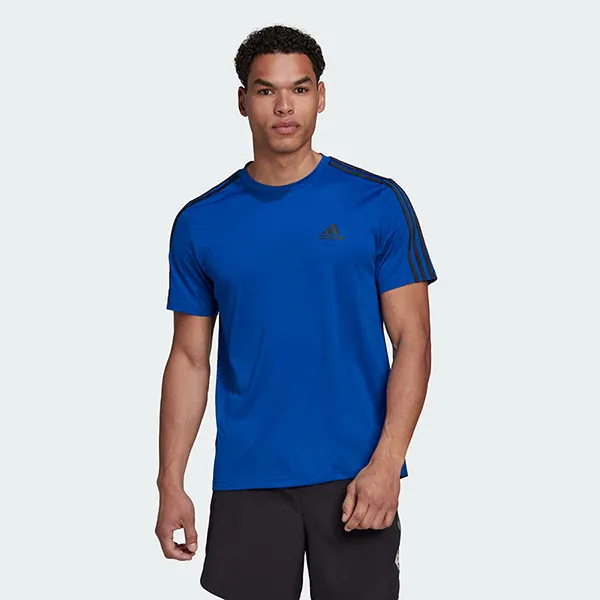 Áo Phông Nam Adidas Aeroready Designed To Move Sport Tee Tshirt HM4780 Màu Xanh Blue Size M - Thời trang - Vua Hàng Hiệu
