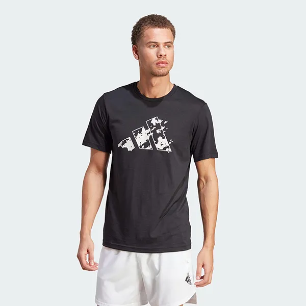 Áo Phông Nam Adidas Graphic Seasonal Train Essentials Tshirt IJ9601 Màu Đen Size L - Thời trang - Vua Hàng Hiệu