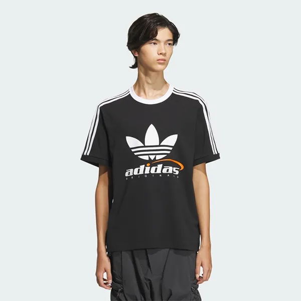 Áo Phông Nam Adidas Trefoil Logo Play Football Graphic Short Sleeve Tshirt IW6309 Màu Đen Size XS
