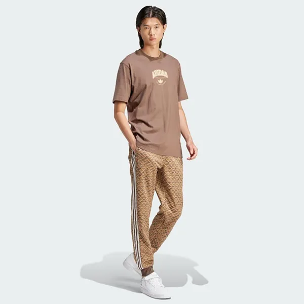 Áo Phông Nam Adidas VRCT Short Sleeve Tshirt IS0185 Màu Nâu Size S