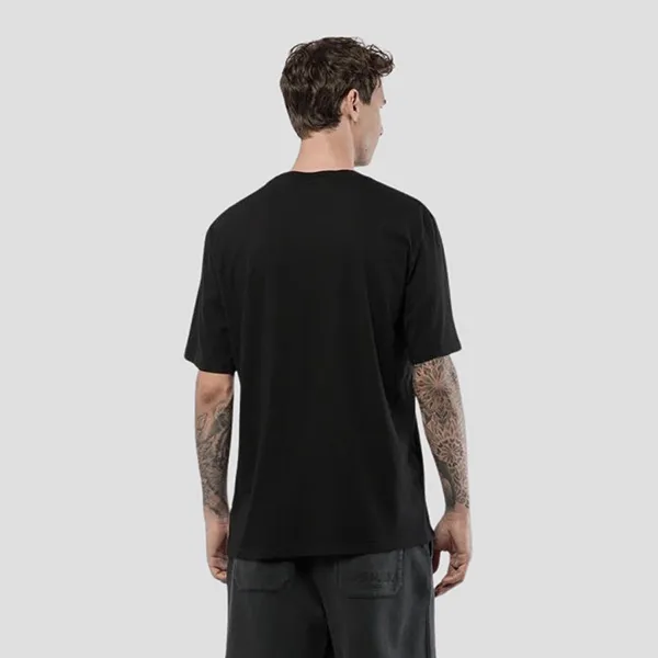Áo Phông Nam Amiri In Black With Logo Snake Printed AMJYTE1086 Tshirt Màu Đen Size S