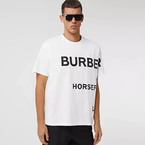 Áo Phông Nam Burberry Horseferry Print TShirt White 80406911 Màu Trắng Size S - Thời trang - Vua Hàng Hiệu