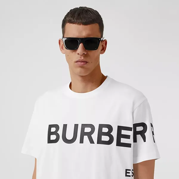 Áo Phông Nam Burberry Horseferry Print TShirt White 80406911 Màu Trắng Size S - Thời trang - Vua Hàng Hiệu