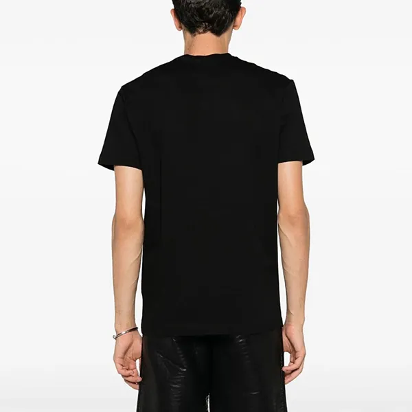 Áo Phông Nam Dsquared2 With Green Icon Blur Logo Printed T-Shirt S79GC0082 S23009 971X Màu Đen Size XS