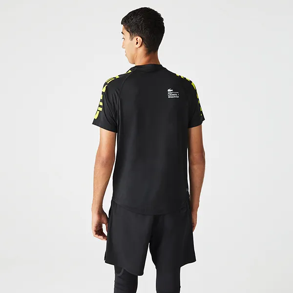 Áo Phông Nam Lacoste Men's Sport Stretch Jersey T-Shirt TH9322-51 9Y2 Màu Đen Size 2 - Thời trang - Vua Hàng Hiệu