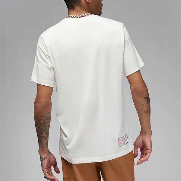 Áo Phông Nam Nike Jordan Flight Essentials Tshirt FN5966-133 Màu Trắng Ngà Size L