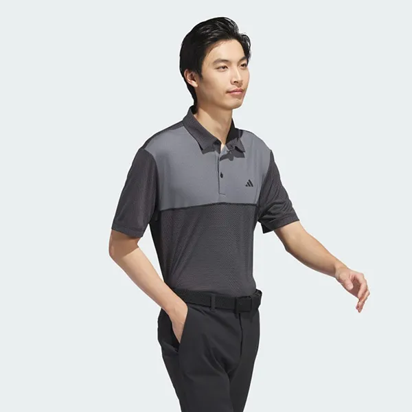 Áo Polo Nam Adidas Core Color Block Golf IL9645 Màu Xám Size 2XL