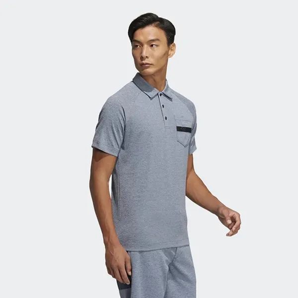 Áo Polo Nam Adidas Go To Aeroready Crew Navy H64641 Màu Xanh Xám Size S