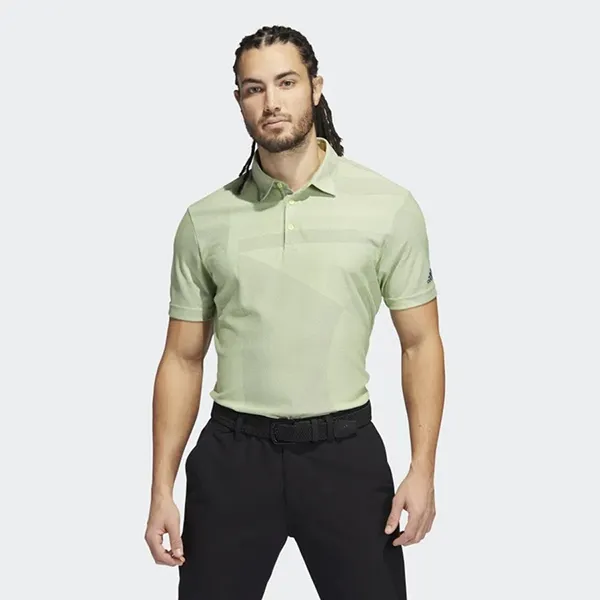 Áo Polo Nam Adidas Jacquard Shirt HA9164 Màu Xanh Size XL