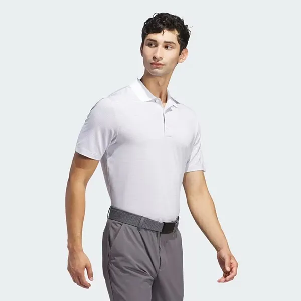 Áo Polo Nam Adidas Ottoman IU4365 Màu Xám Trắng Size XL - Thời trang - Vua Hàng Hiệu
