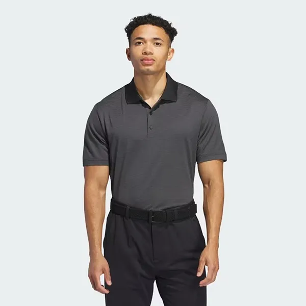 Áo Polo Nam Adidas Ottoman Shirt IU4364 Màu Đen Xám Size M