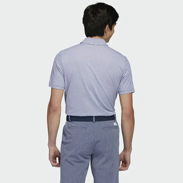 Áo Polo Nam Adidas Ottoman Stripe Polo Shirt HR9072 Màu Xanh Tím Size M - Thời trang - Vua Hàng Hiệu