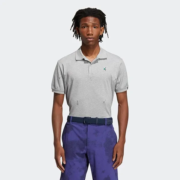 Áo Polo Nam Adidas PG Monog HA0196 Màu Xám Size S - Thời trang - Vua Hàng Hiệu