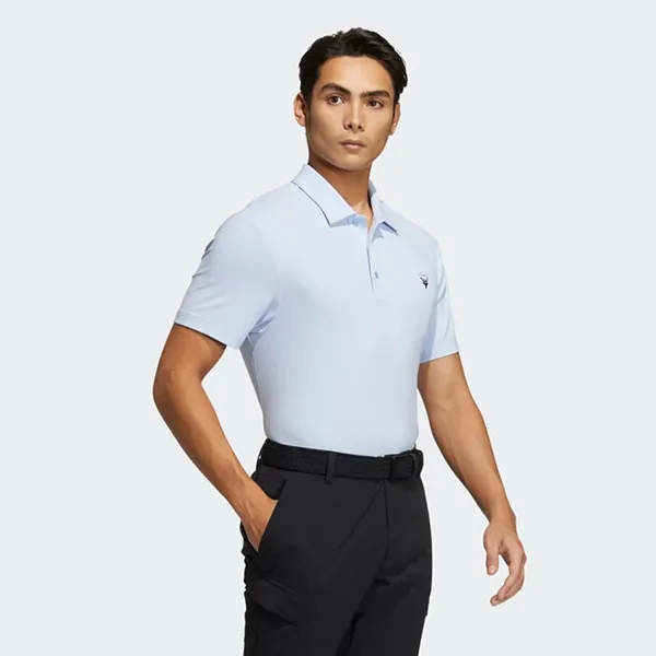 Áo Polo Nam Adidas Returnable Golf Ball Emblem HS4490 Xanh Nhạt Size L - Thời trang - Vua Hàng Hiệu