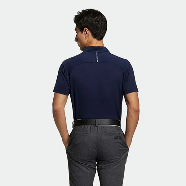 Áo Polo Nam Adidas Solid Short Sleeve Shawl Collar GM0678 Màu Xanh Navy Size L