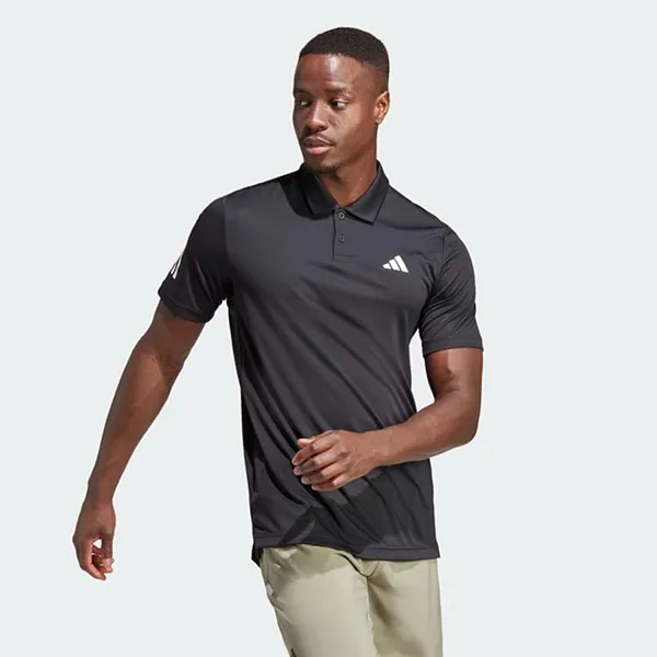 Áo Polo Nam Adidas Tennis 3 Sọc Club HS3269 Màu Đen Xám Size M - Thời trang - Vua Hàng Hiệu