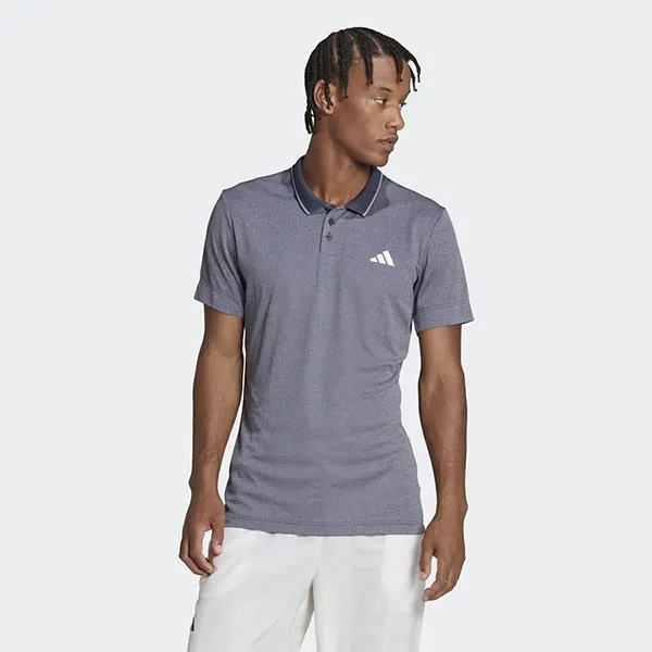 Áo Polo Nam Adidas Tennis Freelift HS3315 Xám Tím Size S