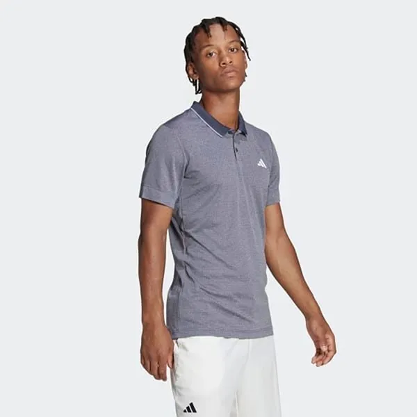 Áo Polo Nam Adidas Tennis Freelift HS3315 Xám Tím Size S