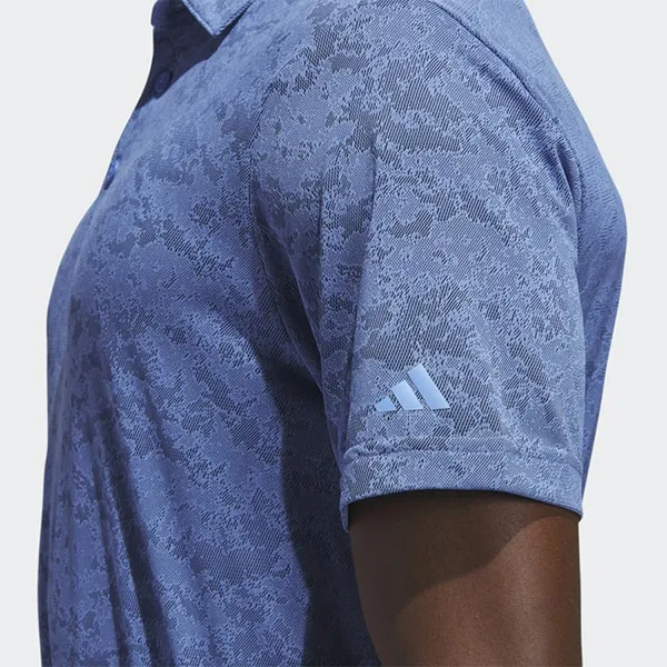 Áo Polo Nam Adidas Textured Jacquard Golf Shirt HS7609 Màu Xanh Size M
