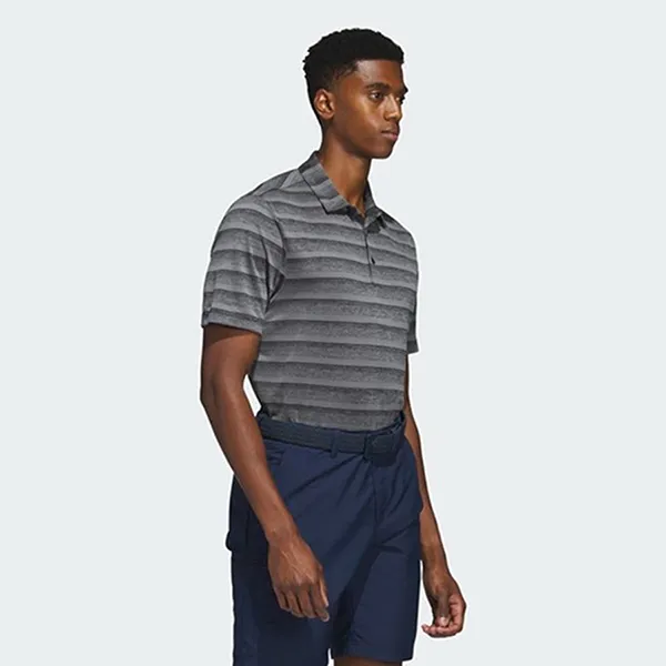 Áo Polo Nam Adidas Two Color Striped HR7981 Màu Xám Size L