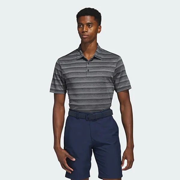 Áo Polo Nam Adidas Two Color Striped HR7981 Màu Xám Size L