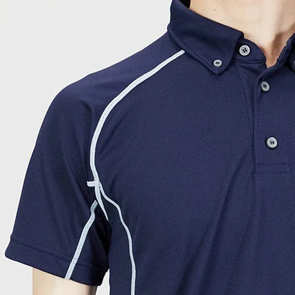 Áo Polo Nam Asics Men's Dry Deco Button Down Shirt 2031D921-400 Màu Xanh Navy Size L - Thời trang - Vua Hàng Hiệu