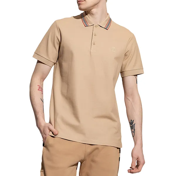 Áo Polo Nam Burberry Beige Pierson Polo Shirt 8056223 Màu Be Size XS