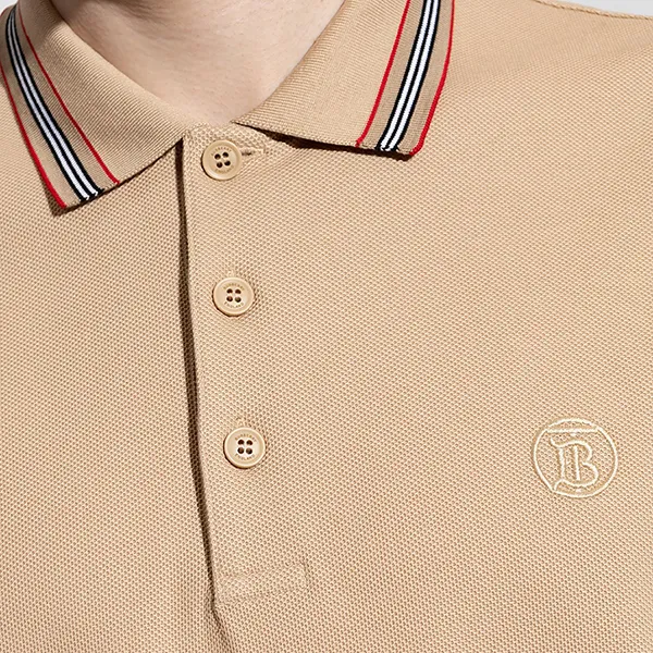 Áo Polo Nam Burberry Beige Pierson Polo Shirt 8056223 Màu Be Size XS