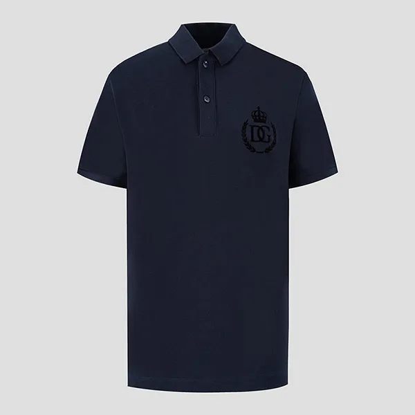 Áo Polo Nam Dolce & Gabbana D&G With Logo Printed G8QO4T G7I7Q B3681 Màu Xanh Navy Size 44 - Thời trang - Vua Hàng Hiệu