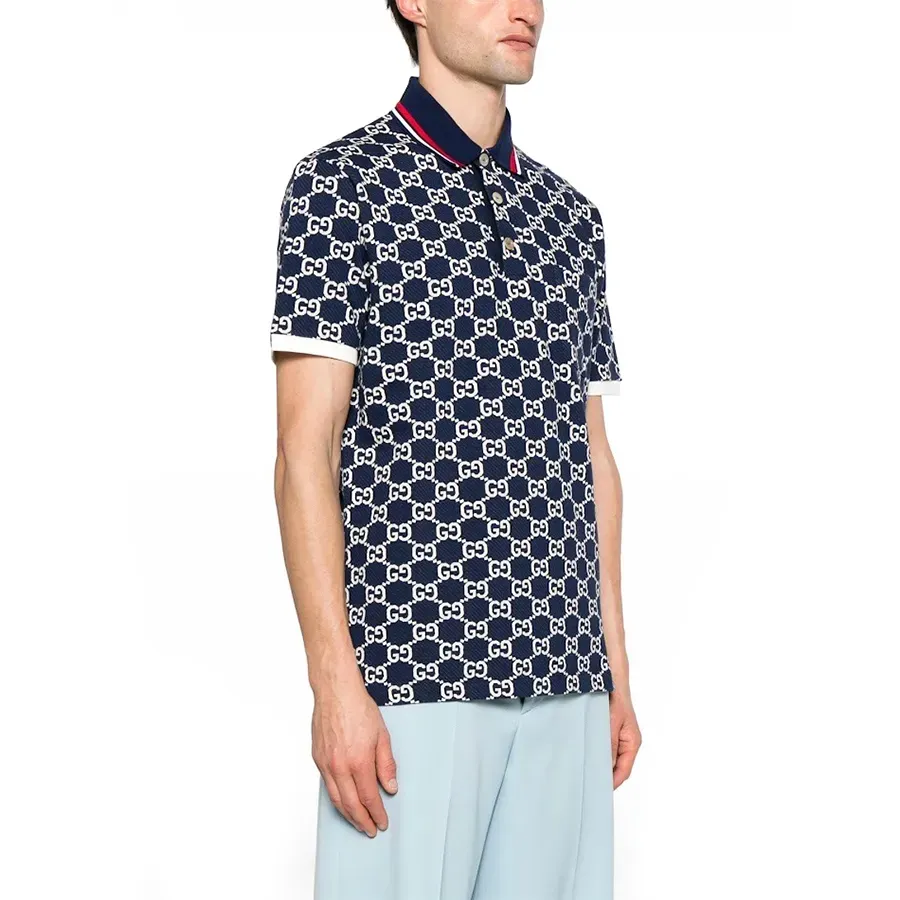 Áo Polo Gucci GG Jacquard Polo Shirt