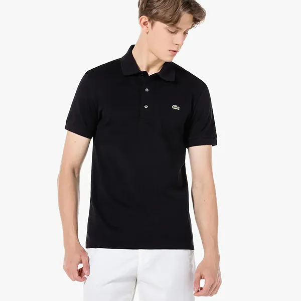 Áo Polo Nam Lacoste Men's Slim Fit Piqué PH7937 031 Màu Đen Size 3