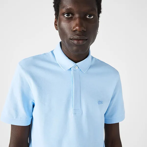Áo Polo Nam Lacoste Regular Fit Polo Shirt PH5522 HBP Màu Xanh Da Trời Size 5