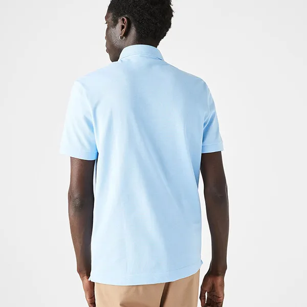 Áo Polo Nam Lacoste Regular Fit Polo Shirt PH5522 HBP Màu Xanh Da Trời Size 5