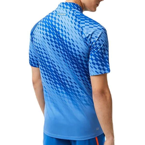 Áo Polo Nam Lacoste Regular Tennis x Novak Djokovic Player Version DH5177 YI5 Màu Xanh Blue Size 4 - Thời trang - Vua Hàng Hiệu