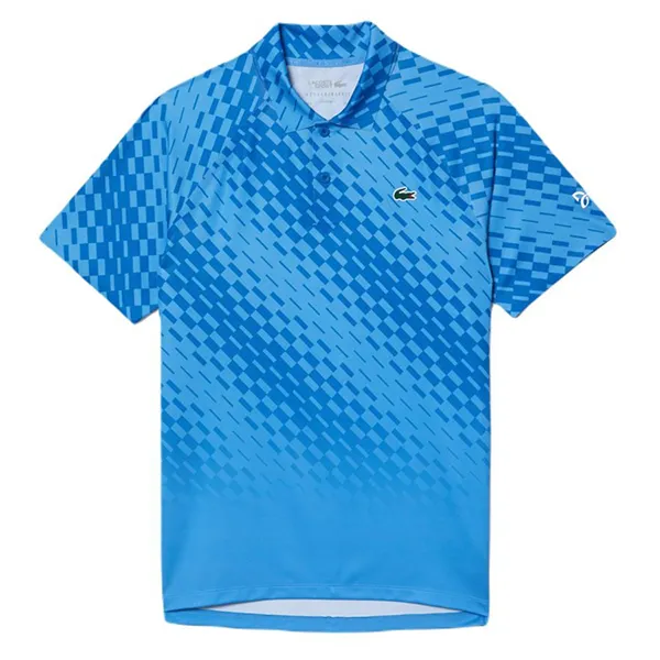 Áo Polo Nam Lacoste Regular Tennis x Novak Djokovic Player Version DH5177 YI5 Màu Xanh Blue Size 4 - Thời trang - Vua Hàng Hiệu