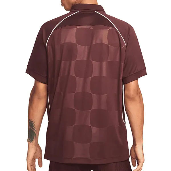 Áo Polo Nam Nike FC Dri Fit Wc Jersey Burgundy Crush/Summit White DQ5046-652 Màu Đỏ Đô Size M