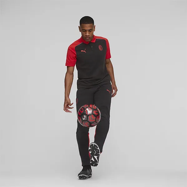 Áo Polo Nam Puma AC Milan Casuals Men's 772305-04 Màu Đen Đỏ Size S