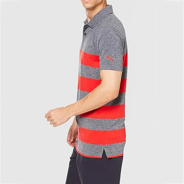 Áo Polo Nam Puma Golf Short Sleeve With Logo Embroidery 599113-07 Màu Xám Size M - Thời trang - Vua Hàng Hiệu