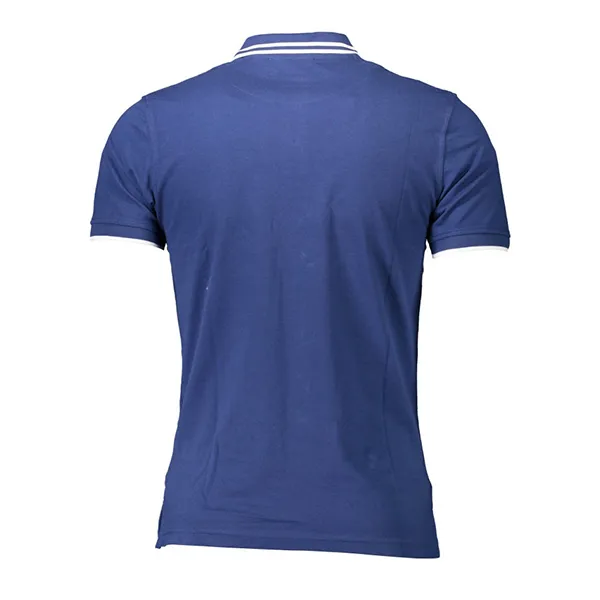 Áo Polo Nam Roberto Cavalli Cổ Viền 2 Sọc Polo Shirt PVN452 Màu Xanh Than Size S