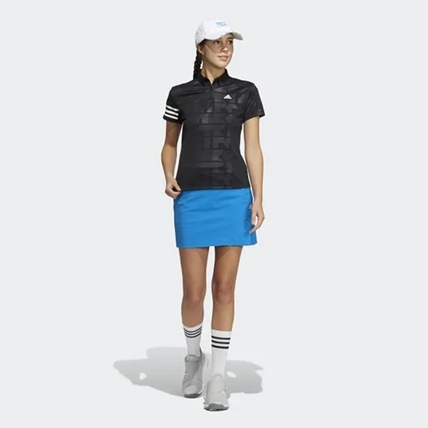 Áo Polo Nữ Adidas Aeroready Debossed Shirt HA0230 Màu Đen Size S